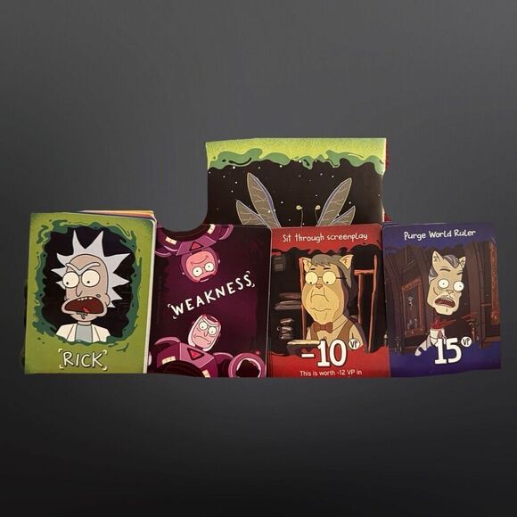 Rick and Morty Look Who's Purging Now Card Game 2-4 Players Ages 17+ - Picture 3 of 5